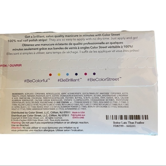 COLOR Street Better Late Than Feather Nail Polish Strips - Picture 3 of 3